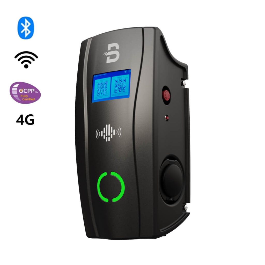 BENY Dual Socket Smart EV Charger Wallbox 3 fázisú 22 kW 4G OCPP1.6J