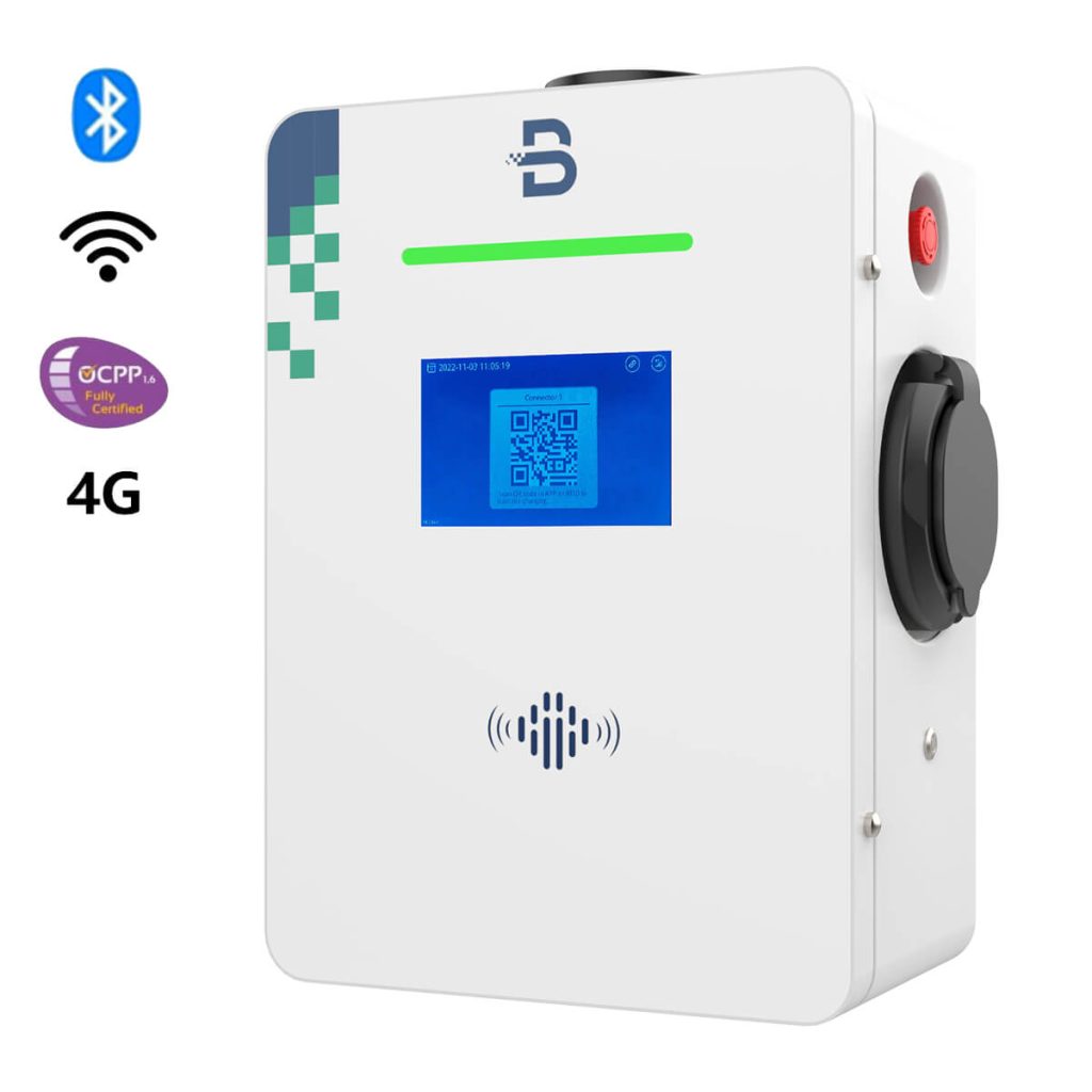 BENY EV Kereskedelmi töltő Wallbox 3 fázisú 22 kW 4G OCPP1.6J