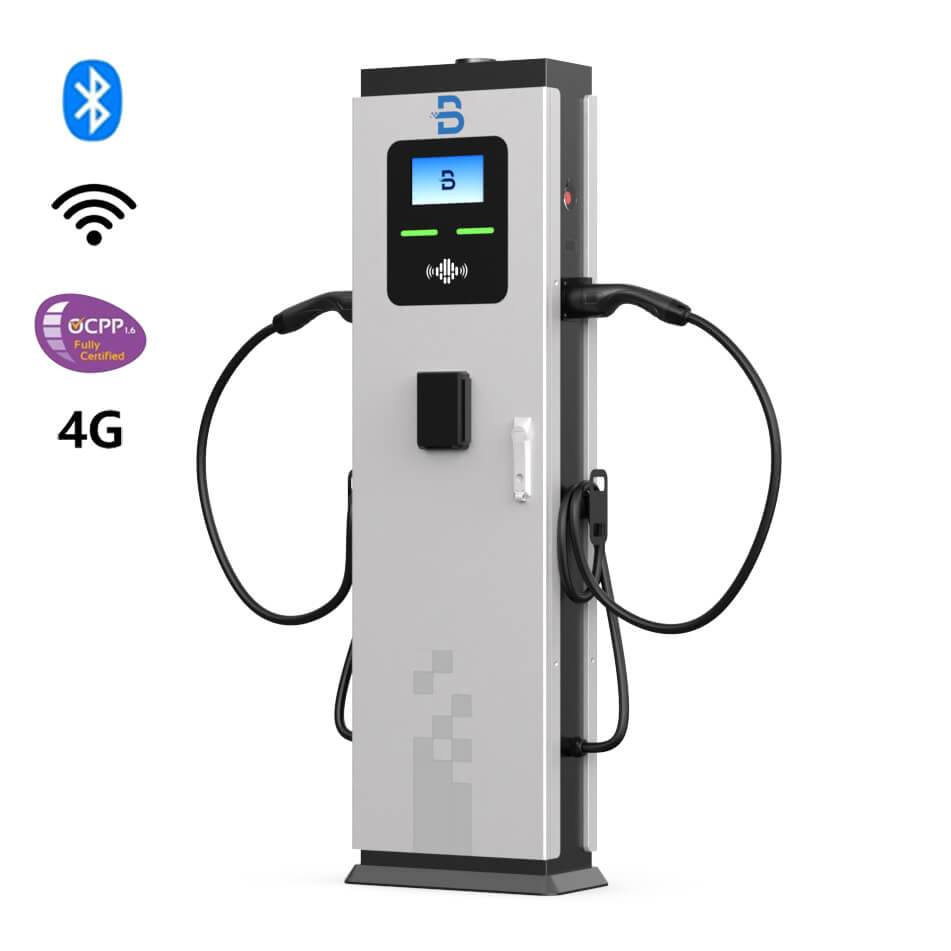 BENY EV Töltő kábellel Floor-mounted Dual 3 fázisú 22 kW 4G OCPP1.6J